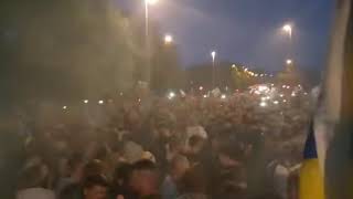 LEEDS TITLE CELEBRATIONS ELLAND ROAD