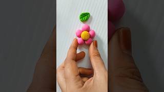 Diy flower pot with clay#claycraft #shorts#viralshorts