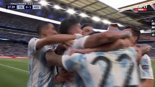 Italy vs Argentina 0-1 highlights and goal | Lautaro Martinez goal vs Italy  in Finalissima final