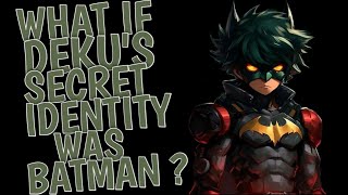 What If Deku's secret identity was Batman ? Part 1