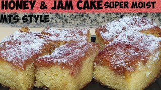 Honey &Jam Cake Super Moist Bakery Style Soft and Fluffy Easy to Bake Honey Cake