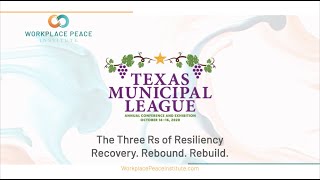 The 3 Rs of Resiliency | Workplace Peace Institute