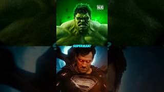 Hulk vs. Superman 🤯🔥 Who would win? #Marvel #hulk #superman #mcu #viral