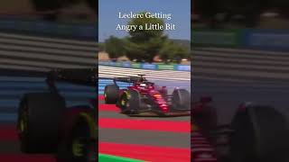 Leclerc Getting Angry a Little Bit #shorts #f1 #funny