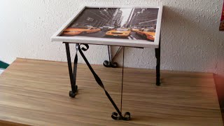 How To Make A Table Using Poundland Items