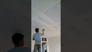 false ceiling me putty ka kam# #short 🏠👆👍👈