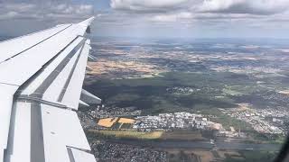 Landing in FRANKFURT 🇩🇪 | Lufthansa | Airbus A321