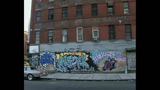 Graffiti at Building New York City Brooklyn 1995