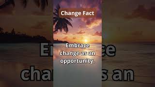 Change may be uncomfortable, but it can lead to personal growth. #shorts #facts