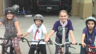 Jan. 2012 Biking With Abbey Mason And Gavin