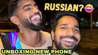 UNBOXING NEW PHONE 😍|| OR PARTY MAI RUSSIAN MANG LI 😂 || 4K || CODERIDER