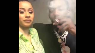 Cardi b | Kissing video ..