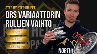 QRS Variaattorin rullien vaihto -Purku ja Uudelleen kasaus - Työkalut, Varaosat ja Asennusvinkit