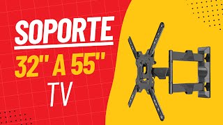 🟢 Soporte RESISTENTE y ARTICULADO para TV de 32” a 55” 📐 NB P4