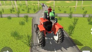 Indian Tractor driving 3D - Test drive kecepatan tractor simulator android.