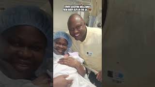 TAWA AJISEFINI AND HUSBAND WELCOMES THEIR FIRST CHILD IN THE US AFTER YEARS OF WAITING . #nollywood