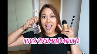 TRYING OUT YOUR DRUGSTORE RECOMMENDATIONS! | Fifiliciousify