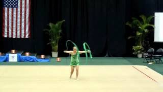 Lani De Mello silver ribbon routine