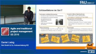 AMOS 2016-07-06 - Aligning agile and traditional project management (Daniel Liebig)