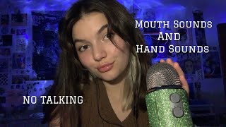 ASMR | Fast & Aggressive Wet and Dry Mouth Sounds & Hand Sounds (NO TALKING) Hand Movements