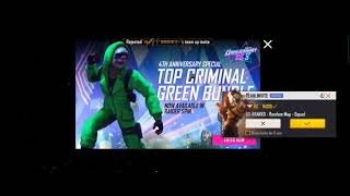 Finally I Got criminal bundle in free fire 🔥 | green criminal bundle