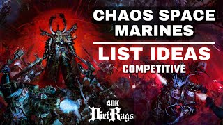 Chaos Space Marine List Ideas | Pariah Nexus Competitive | Warhammer 40k Battle Report