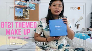 BT21 Themed Make Up Box Unboxing / Haul Part 3 | Daebak.co, VT Cosmetics, Korean Makeup