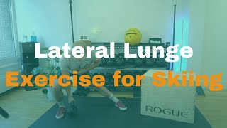 Lateral Lunge [Exercises for Skiing]