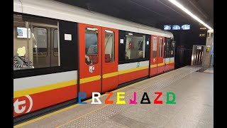 Alstom Metropolis 98B 🚇30 (Linia "M1" ➡ Przejazd) [Metro Warszawskie]