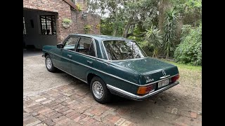 1976 Mercedes-Benz w115 230.4 auto prior to restoration