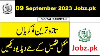 Jobs in Pakistan 9-9-2023