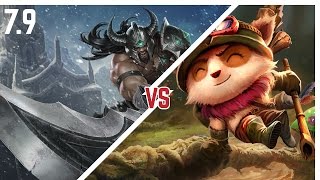 [Patch 7.9] Tryndamere vs Teemo [TOP] The Damn R Is Bugged!!!