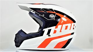 Kask THOR sector ricochet white blue orange