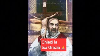 Padre Pio intercedi per noi concedici la grazia desiderata.