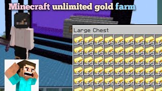 How to make a unlimited gold farm in Minecraft 🔥🔥| Mr thunder