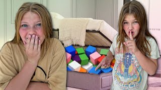 FiLLED our SiSTER'S Bed with Foam PRANK!