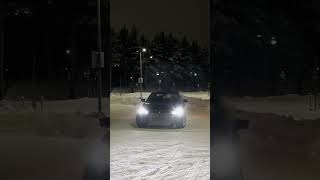 2020 BMW 320i AWD Snow Drifting