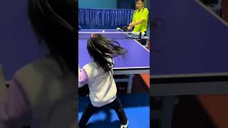 This little girl is a future champion! #pingpong #tabletennis