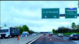 A8 Driving In Italy, Driving From Varese To Milan