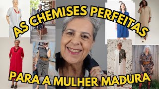 Chemises Perfeitas Para Mulheres Maduras #moda #fashion