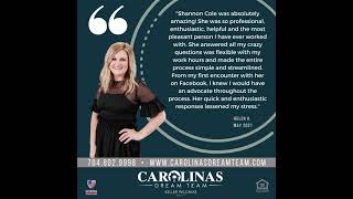 Raving Review for Shannon Cole with Carolinas Dream Team