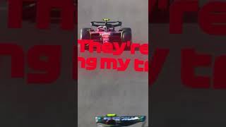 Smooth operator againts his trick | sainz overtake merchedes #formula1 #ferrari #smoothoperator