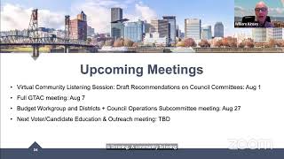 Voter/Candidate Education & Outreach Subcommittee (GTAC) Meeting #9 - July 31, 2024