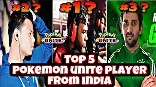 Top 5 Pokemon unite players from India🔥🔥| Pokemon unite @OPAllMight @youtubestrix8981 @darbari6277