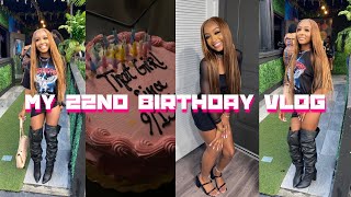 VLOG : MY 22ND BIRTHDAY  IN ATL 🤍 PARTY TIME