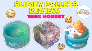 CRYSTAL CLEAR SLIMES?!?!- 100% Honest Slimey Pallets Review!