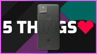 Google Pixel 5 Hands On - 5 Things I LOVE