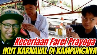 KESEDERHANAAN DAN SENYUM LEPAS FAREL PRAYOGA MERAMAIKAN KARNAVAL DI DESA SRONO