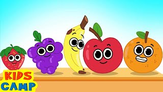 Ten Little fruits | Nursery Rhymes And Kids Songs | KidsCamp