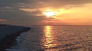 Relaxing Sound of Waves at Sunset (Batumi, Georgia)